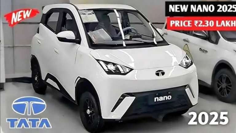 Tata Nano 2025 An Affordable Car with Powerful Engine, Great Mileage and Stylish Looks – Priced Like a Two-Wheeler!